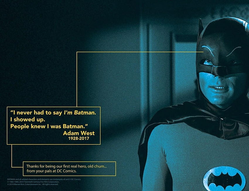 Je n'ai jamais eu à dire que je suis Batman, je suis Batman Fond d'écran HD