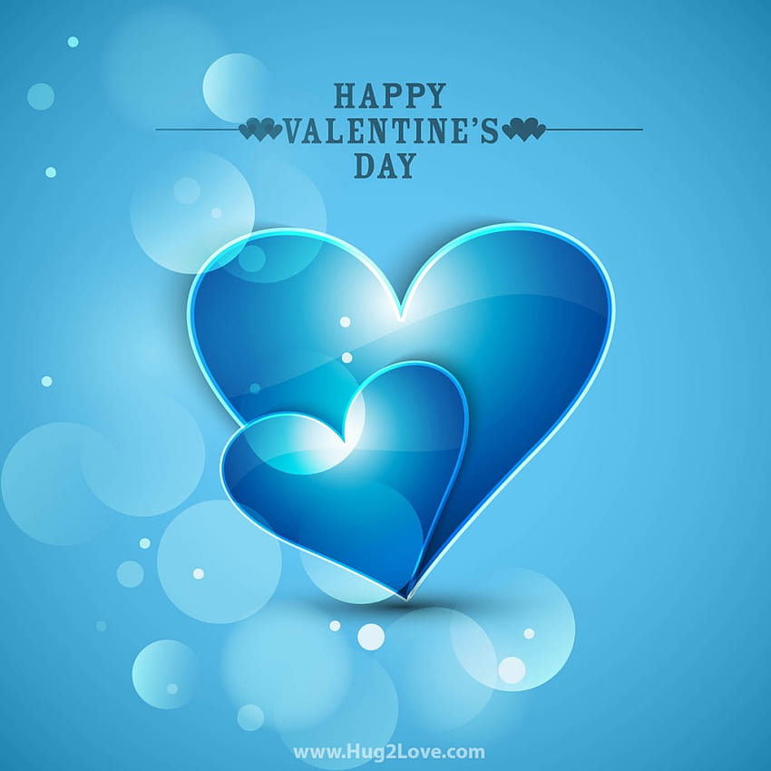 Blue Valentine, valentines day blue HD phone wallpaper