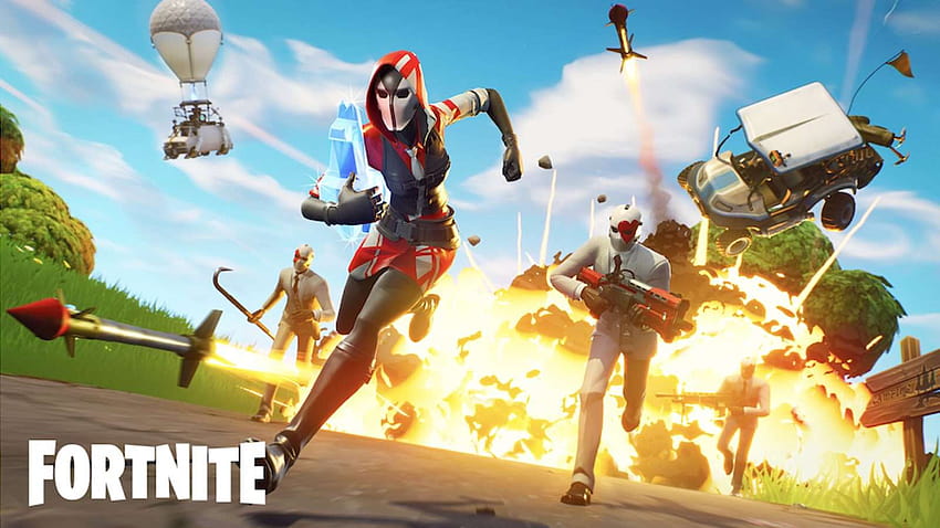 Ridiculous Rocket Launcher exploit discovered in Fortnite Battle Royale HD wallpaper