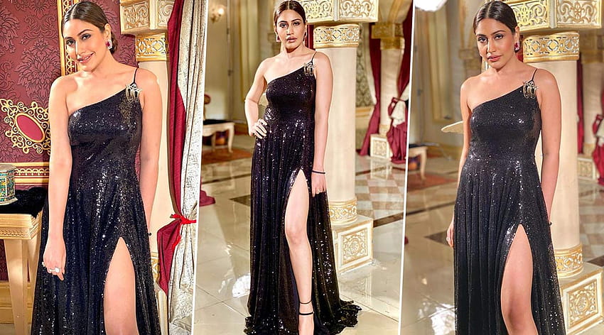 Surbhi Chandna Rocks a Thigh Excessive Slit Robe For Naagin 5 Episode! HD wallpaper