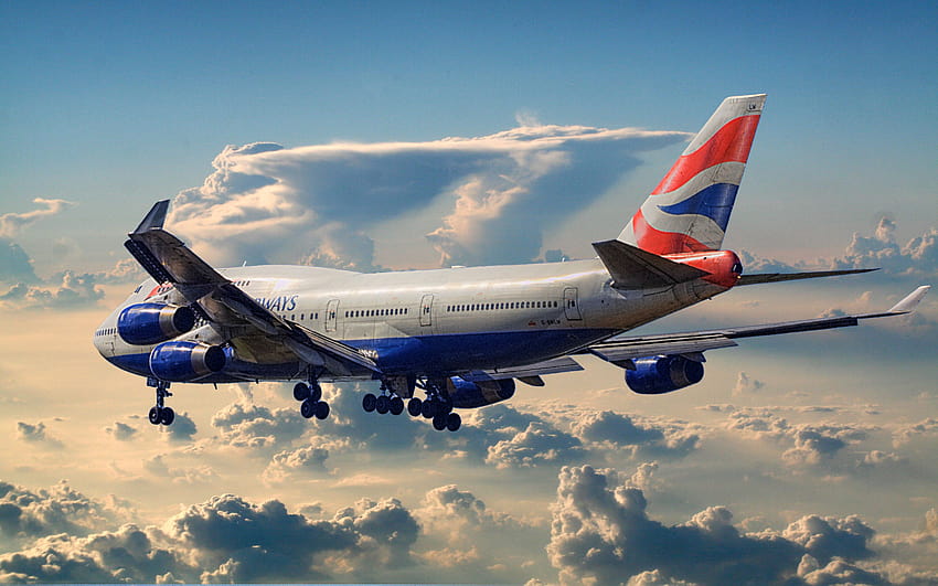 File:British Airways Boeing 747 Wallpaper HD