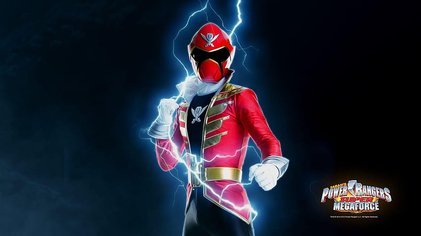 Power Rangers : Super Megaforce Red, red ranger HD wallpaper