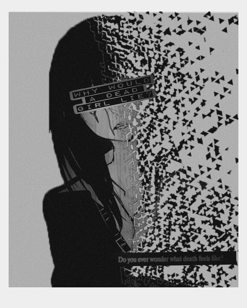 Sad Anime Girl Profile HD phone wallpaper