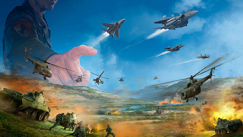 Wargame: AirLand Battle, wargame red dragon HD wallpaper