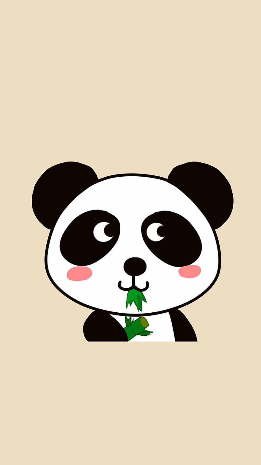 Panda Kawaii Cute Drawing HD phone wallpaper