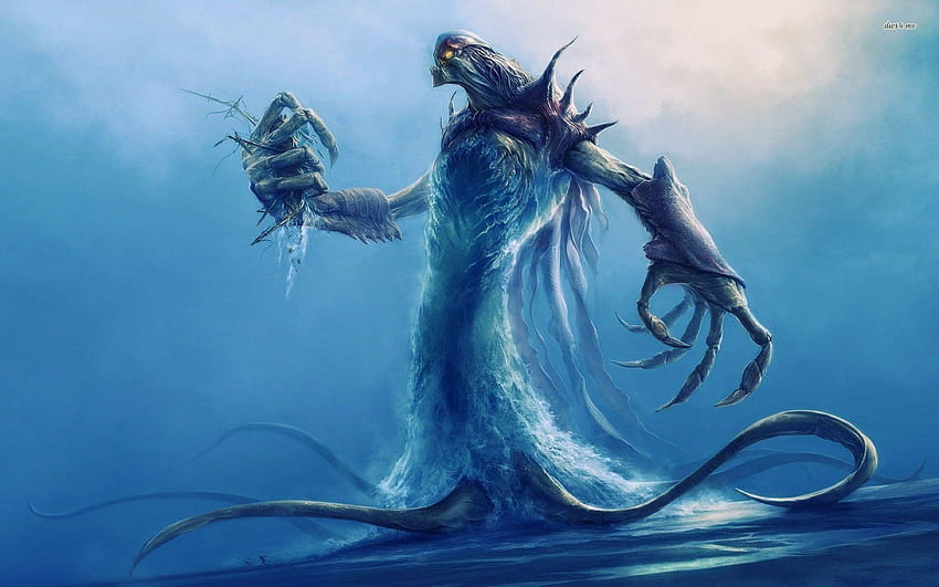 Sea Monster 724406, water monster HD wallpaper