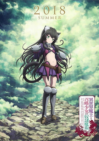 Wallpaper Girl, Anime, Neko, isekai maou to shoukan shoujo no dorei majutsu  for mobile and desktop, section сэйнэн, resolution 1920x1080 - download