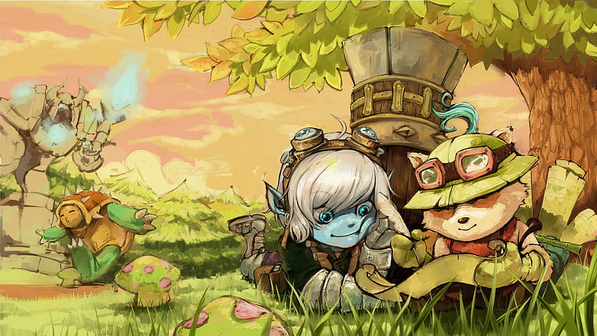 League of Legends Teemo and Trist by kirill2485, league of legends tristana HD wallpaper