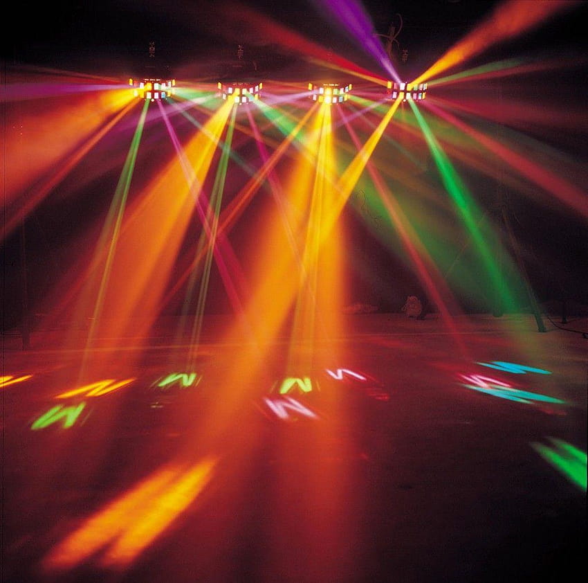 Luzes de discoteca On WinLights, luzes led dj papel de parede HD