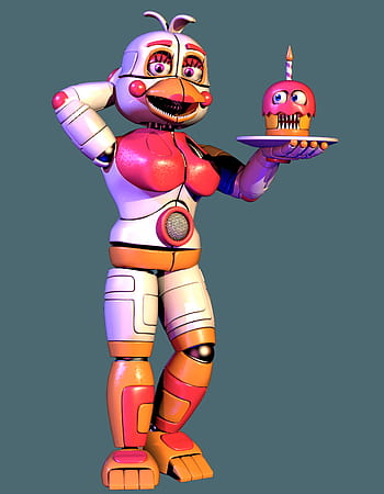 Funtime Chica and Helpy by PilloTheStar