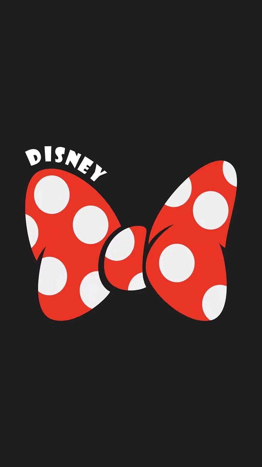 Minnie Mouse's Bow, minnie disney iphone HD phone wallpaper