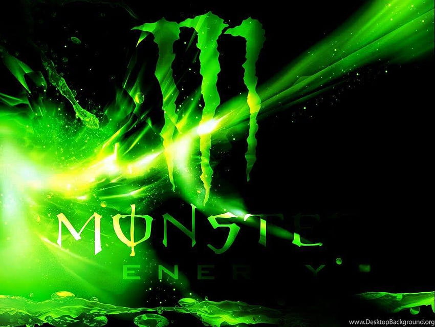 Cool Monster Energy Logo Yüksek Çözünürlüklü Görüntü Arka Planları HD duvar kağıdı