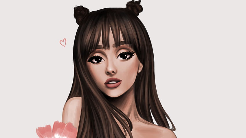 Ariana Grande Cartoon Art , Music, caricatures HD wallpaper
