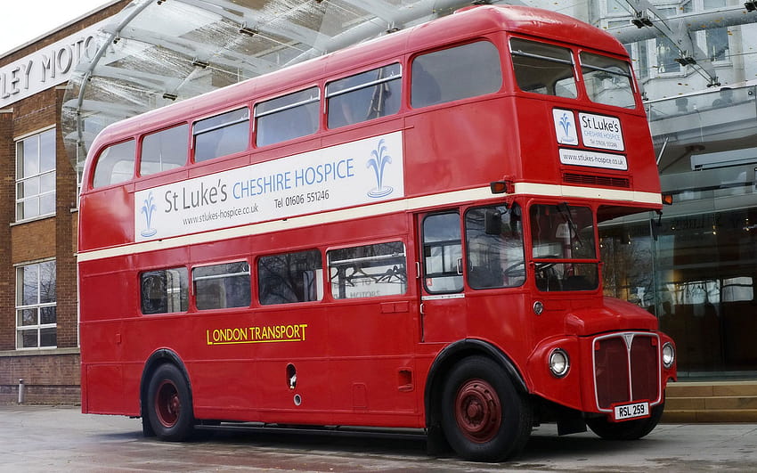 203315 Заглавие Routemaster Double Decker Bus Vehicles, лондонски автобус HD тапет