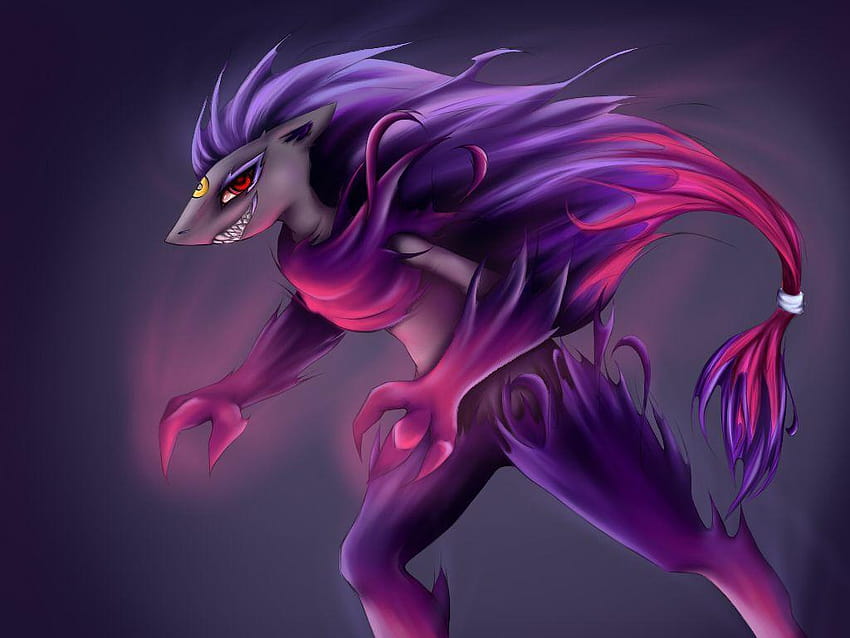 Shiny Mega Gengar by Flainfan on DeviantArt