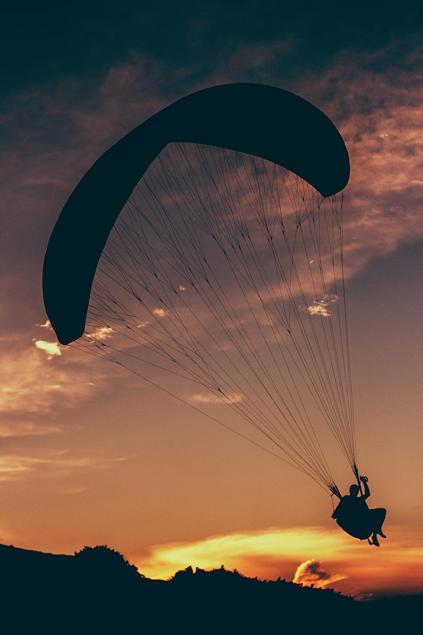 50 Parachute [] , mobile de parachutisme Fond d'écran de téléphone HD