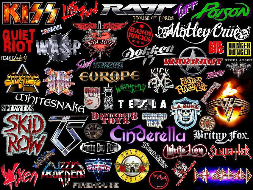 80s Rock Band Logo, 80s bands HD wallpaper | Pxfuel