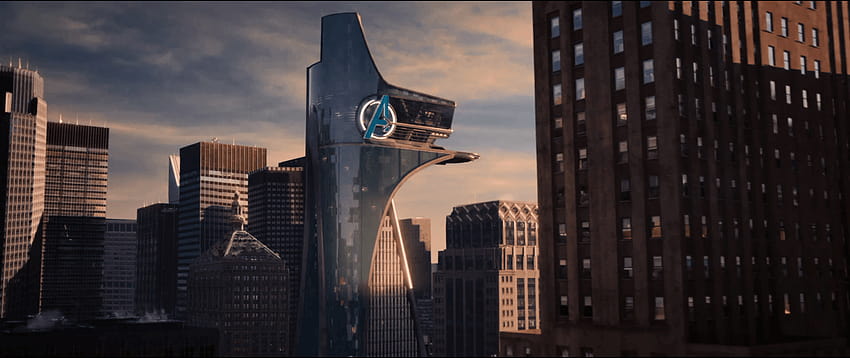 Avengers Tower, starker Turm HD-Hintergrundbild