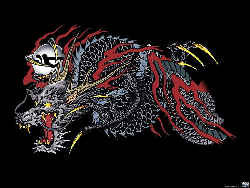 Yakuza Dragon Tattoo, yakuza yeniden düzenlendi HD duvar kağıdı