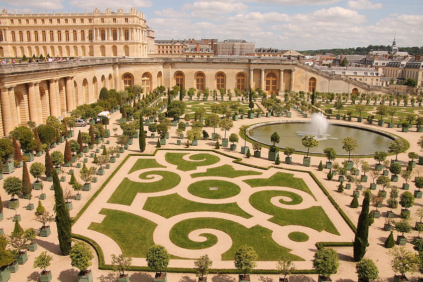 chateau, De, Versailles, Palace, Francia, Francés, Edificio, Jardín y s móviles, palace of versailles fondo de pantalla