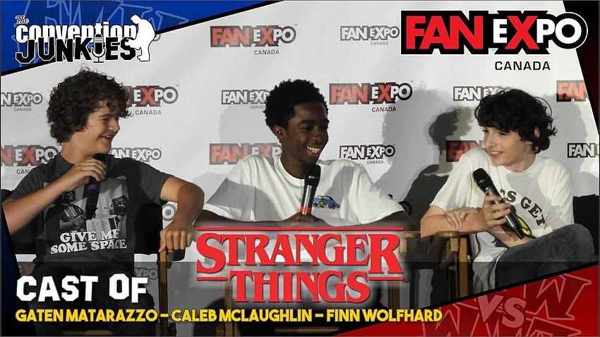 Zabawne pytania i odpowiedzi dotyczące Stranger Things z udziałem Caleba McLaughlina, Finna i caleba Finna Tapeta HD