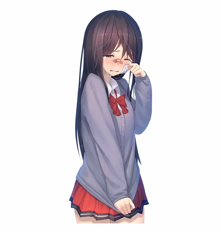Anime Girl Crying, Anime People, Depressed, Anime Characters, depressed anime character HD phone wallpaper