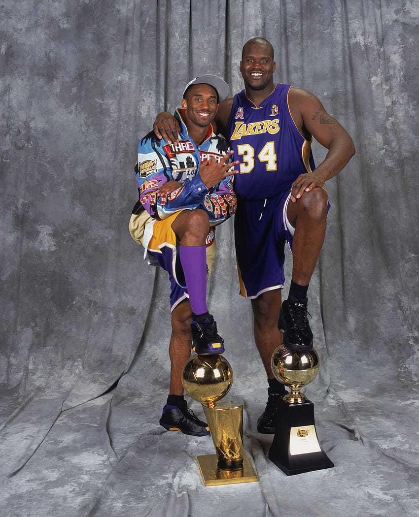 Kobe Bryant: Kobe ve shaq'ta bir kariyer HD telefon duvar kağıdı