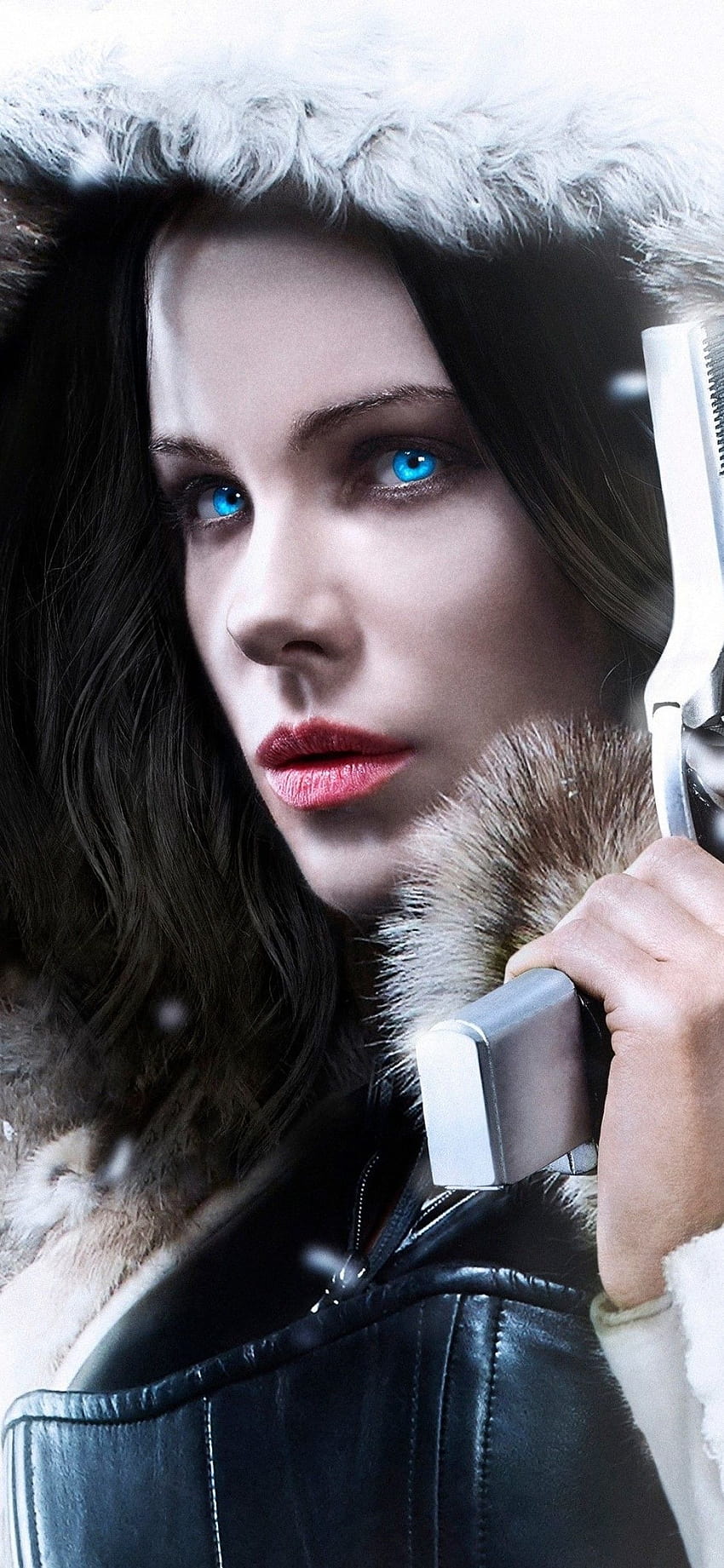 1125x2436 Underworld: Blood Wars, Guns, Blue Eyes, Kate, underworld iphone x HD phone wallpaper