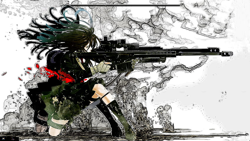 4 Anime Gun, awesome anime with guns HD wallpaper