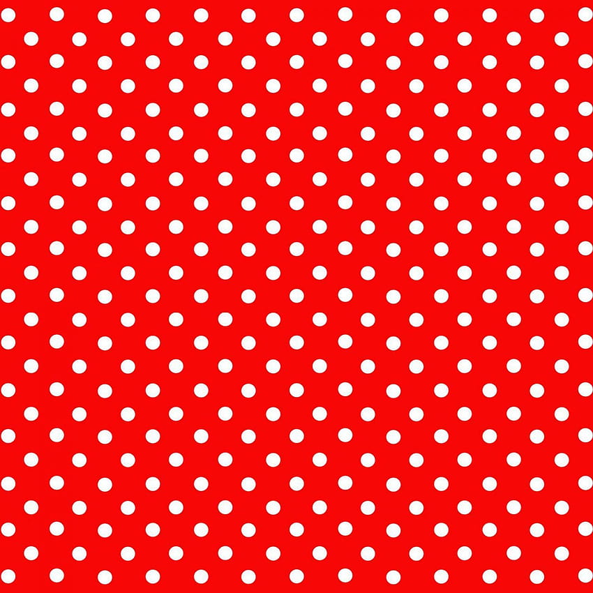 Red Minnie Mouse Polka Dots Latar belakang, titik minnie mouse wallpaper ponsel HD