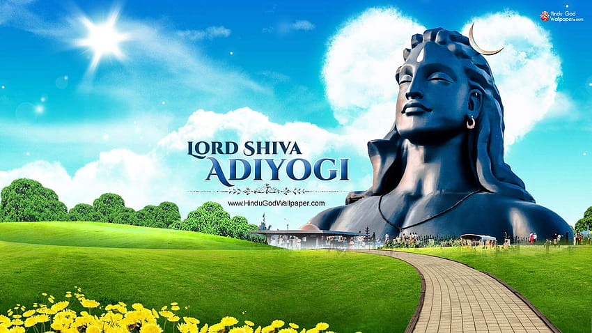 Adiyogi Shiva Statue HD wallpaper