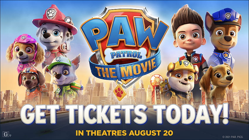 Paw Patrol: The Movie, paw pawtrol the movie 2021 HD wallpaper
