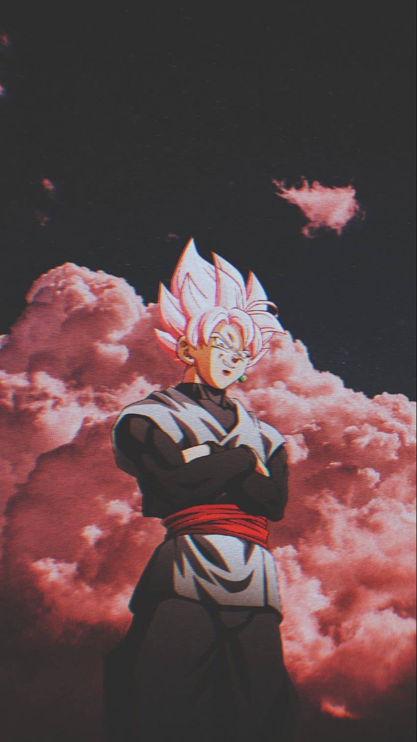 Goku Black, естетично черно goku HD тапет за телефон