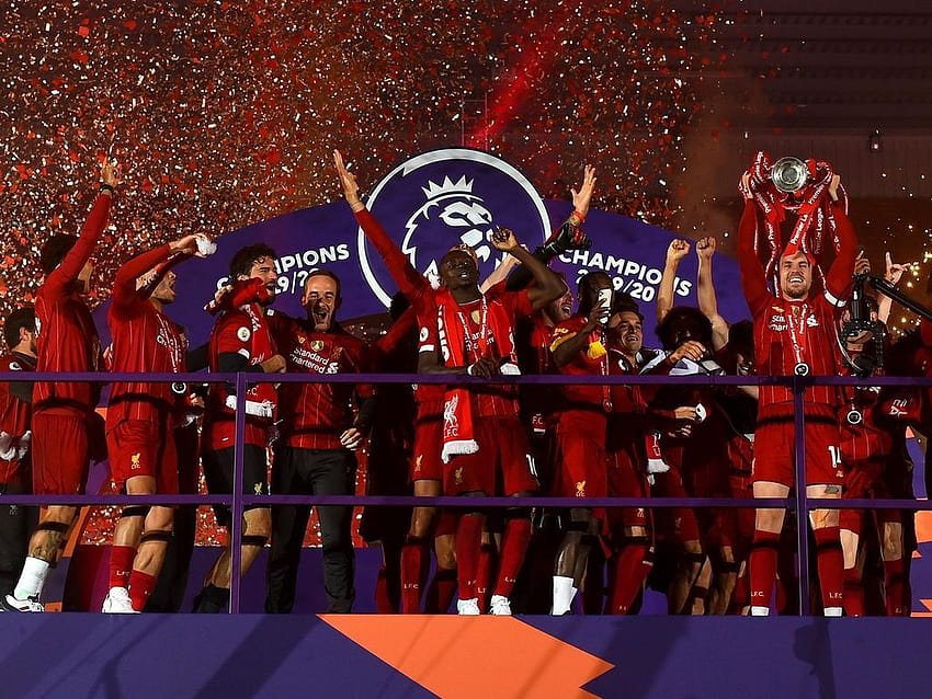 Liverpool lift Premier League trophy after thrilling win over Chelsea, premier league 2020 HD wallpaper