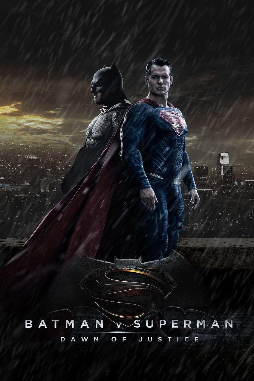 Superman and Batman together on the big screen is a dream come, batman vs superman HD phone wallpaper