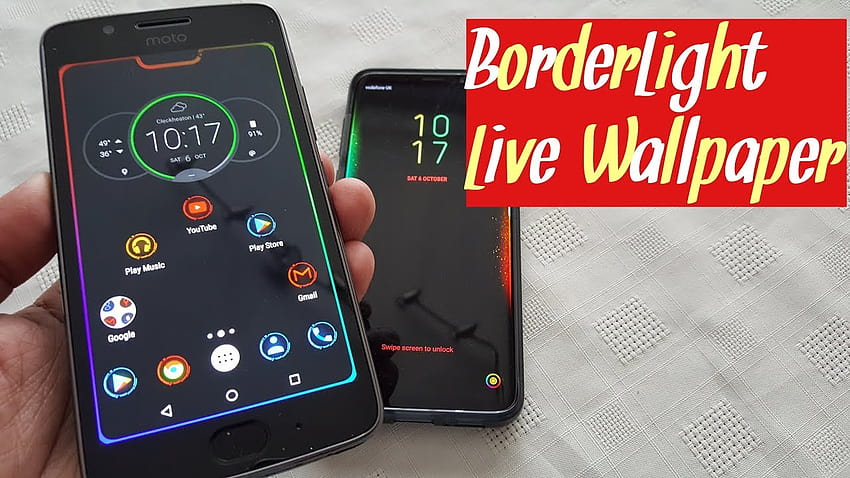 Border Light RGB Lights Live For Most Android Phones HD wallpaper