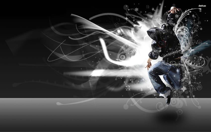 Black And White Dance Backgrounds, shuffle dance HD wallpaper