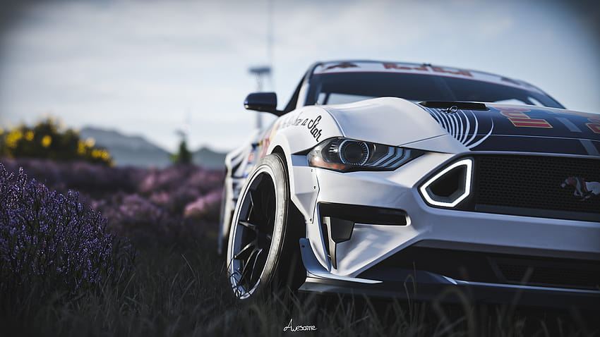 : Ford Mustang RTR, Ford Mustang, drift cars, Forza Horizon 4, car, vehicle, Mustang RTR 1920x1080, mustang drift HD wallpaper
