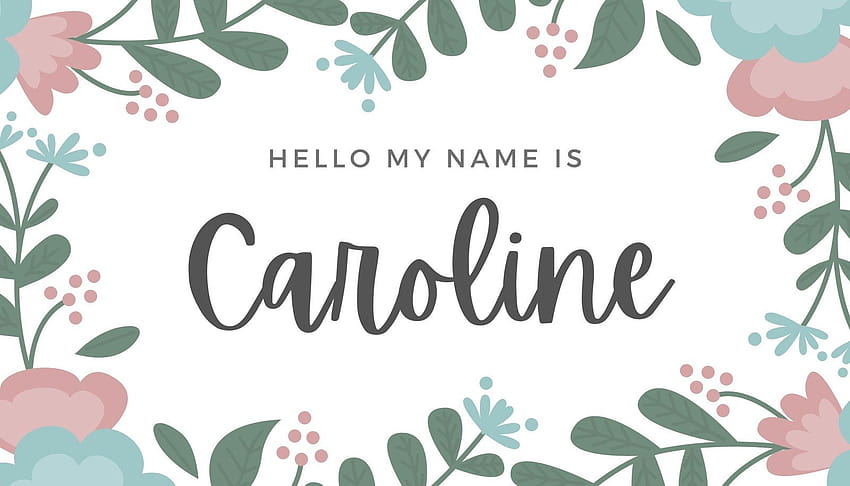 Creador de etiquetas de nombre en línea: diseñe una etiqueta de nombre personalizada fondo de pantalla