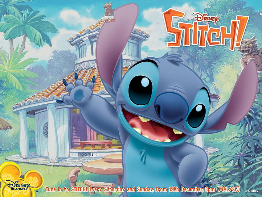 Lilo Stitch Stitch Lucu, stich y ángel fondo de pantalla