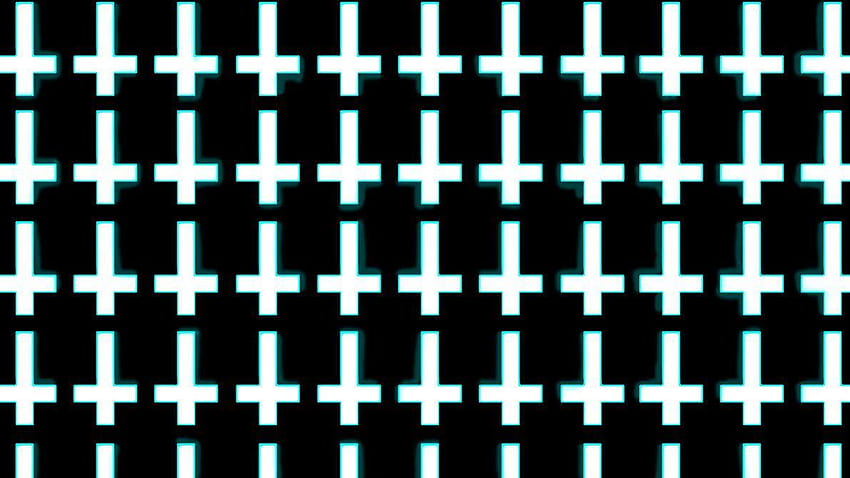 inverted cross by Opsyn, upside down cross HD wallpaper