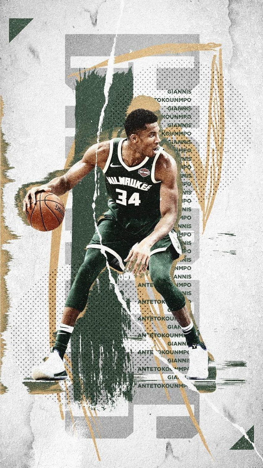 MasonArts Giannis Antetokounmpo 14inch x 15inch Silk Poster Dunk And Shot  Wallpaper Wall Decor Silk Prints for Home and Store