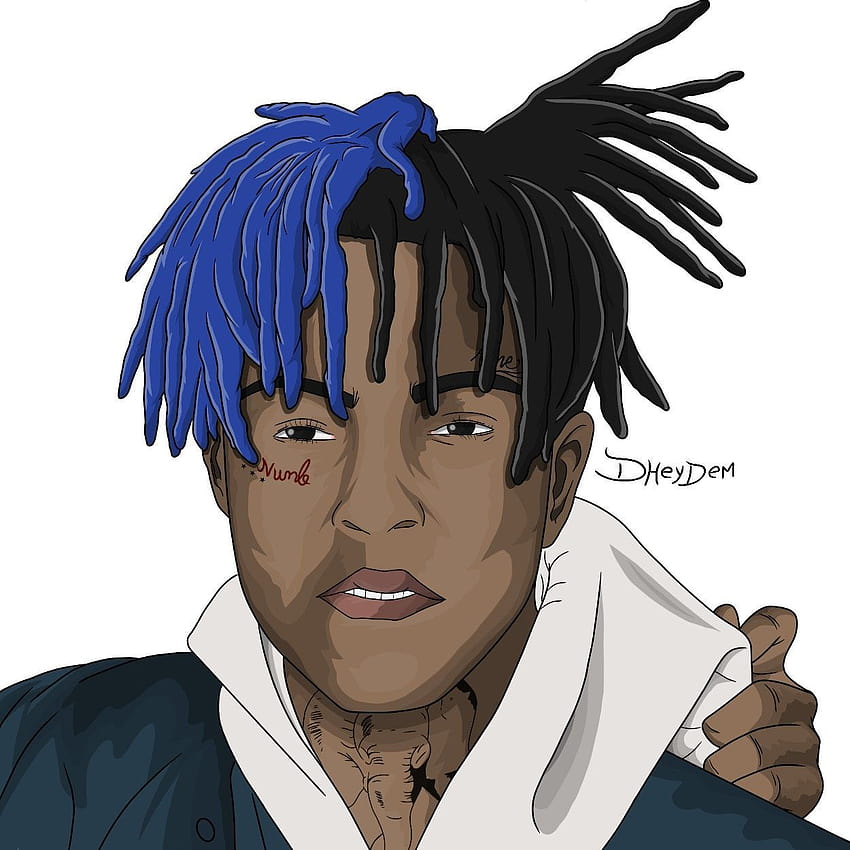 Pin on Rapper, xxxtentacion blue hair anime HD phone wallpaper | Pxfuel