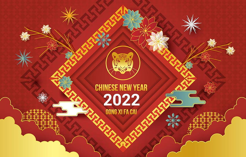 Gong Xi Fa Cai 2022 Backgrounds 4408449 Vector Art at Vecteezy HD wallpaper