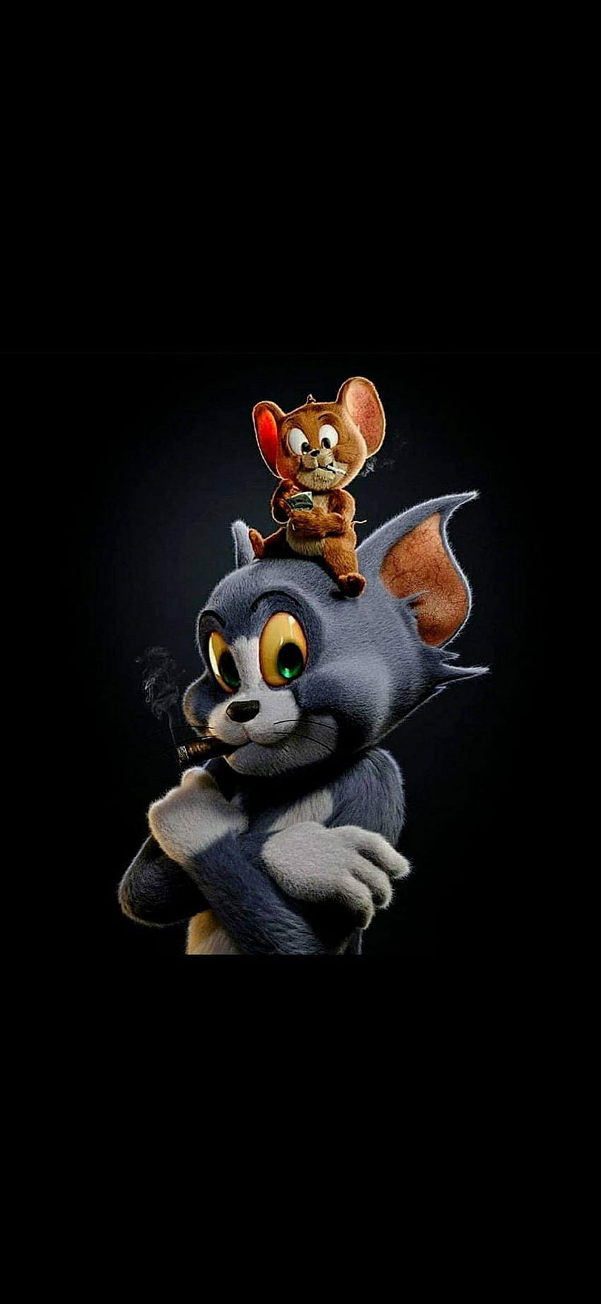 Pin on samsung s, tom and jerry black HD phone wallpaper