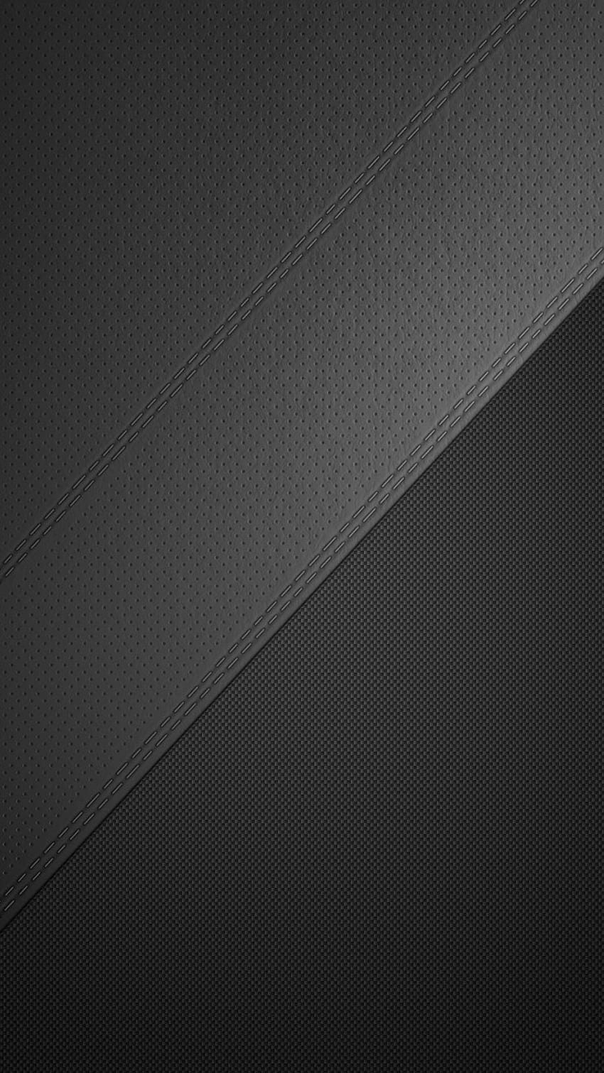 Perforated Leather Texture Dark Android, dark grey android HD phone wallpaper