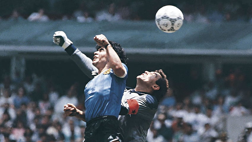 Remembering Maradona's iconic 'Hand of God' goal, diego maradona hand of god HD wallpaper