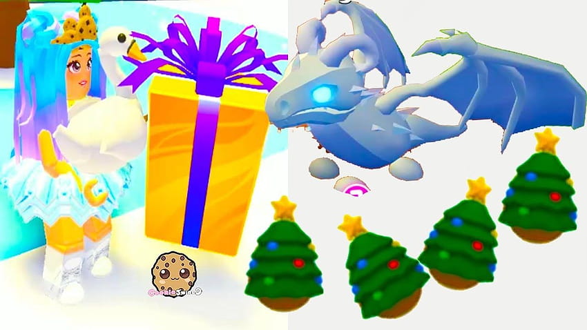 FROST DRAGON + Sürpriz Evcil Hayvan Noel Yumurtaları Satın Alma Haydi Oynayalım, roblox noel HD duvar kağıdı