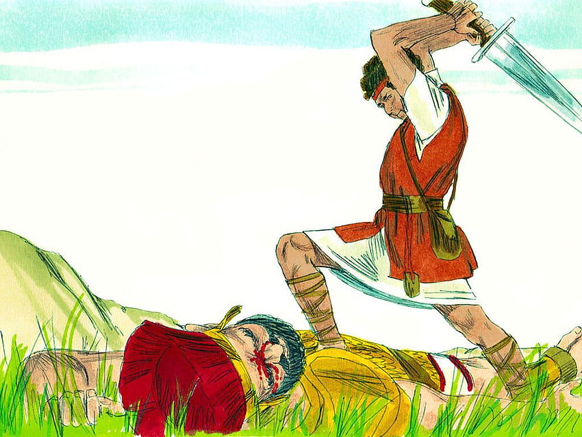 Bible :: David and Goliath :: The young David, believing God will bring him  victory, takes on the Philistine giant Goliath HD wallpaper | Pxfuel