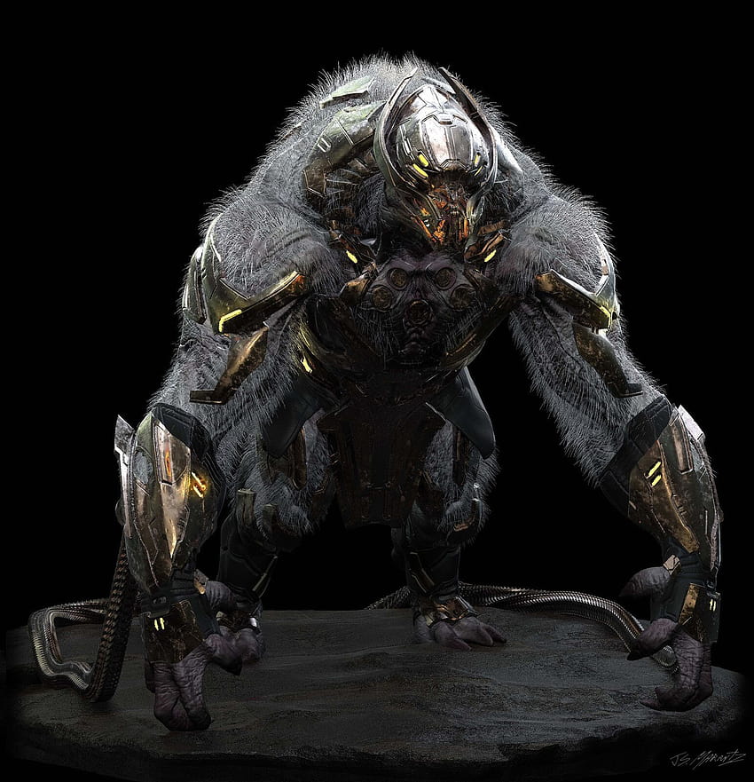 Avengers Endgame: Chitauri Gorilla Design, Jerad Marantz on ArtStation ...